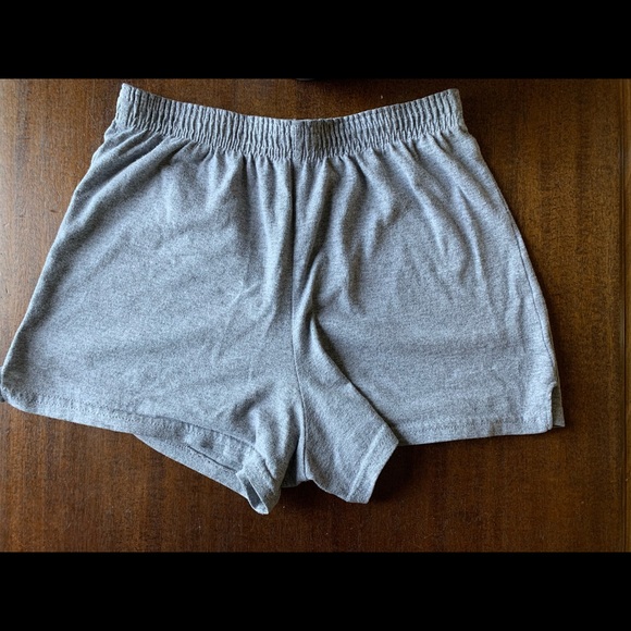 Jerzees Grey Booty Shorts - Picture 3 of 5